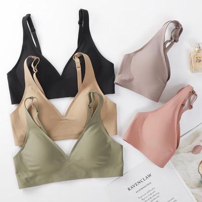 Summer Seamless Wireless Bra: Adjustable, Side Support, Thin Cup for a Beautiful Silhouette