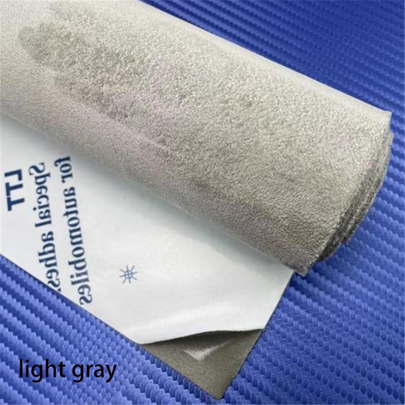 Premium Self-Adhesive Suede Fabric Car Interior Vinyl Wrap for Door Panels Dashboard Armrest DIY Car Interior Modification Furniture Decor