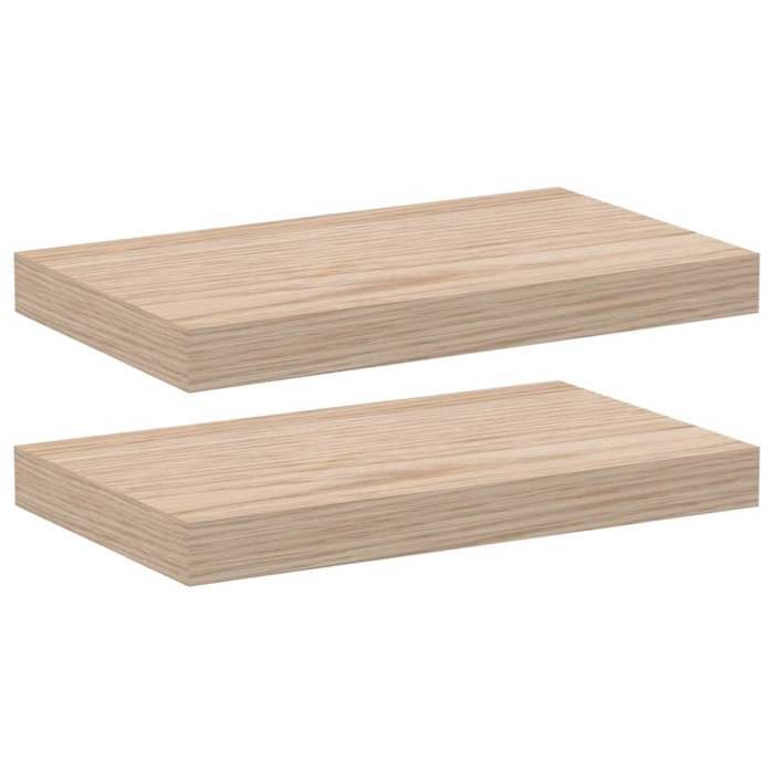 VidaXL Floating Shelves 2 Pcs 40x23.5x4 Cm Engineered Wood, Wall Shelf, Shelf Board, Wall Shelf for Room 4010683