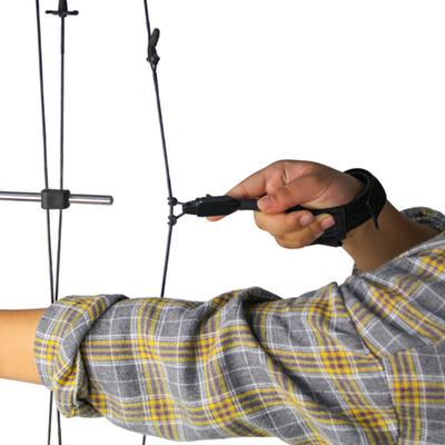 Automatische Springback Bogenschießen Trigger Bogen Release Hilfe Trigger Einstellbare Handgelenk Strap Armband Spreizrolle Bogen Bogenschießen Zubehör