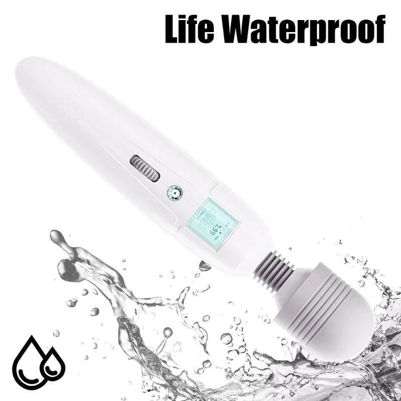 72 Modes LCD Display Wand Massager Flexible Head Massage Stick USB Powerful Deep Relaxing Back Neck Muscle Tension Stress Relief