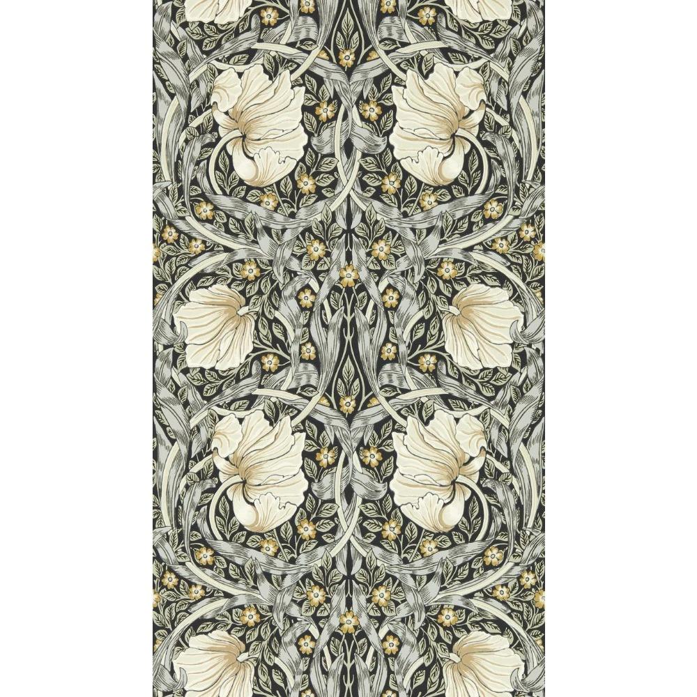 William Morris Inspired Floral Garden Rug – Anti-Slip Green Art Carpet for Living Room, Arts & Crafts Style Floor Mat Decor