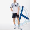 Fila Athletics Logo Letter Splicing Tennis Sports Casual Knitted Breathable Sweat-Absorbing Round Neck Short Sleeve T-Shirt Men Tops A11M223109FZA