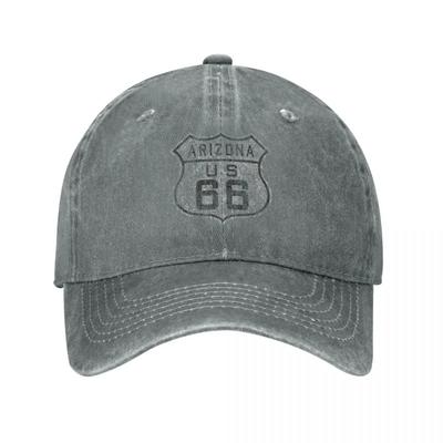 Gorra Vintage America Ruta 66 Letras Primavera Otoño Hombre Mujer Gorra de Béisbol Sombreros Hip Hop Lavada Deportes Casquette Gorras
