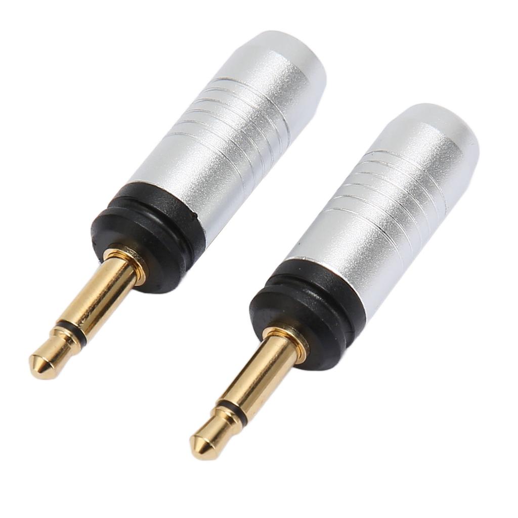 3,5mm Reparaturstecker Lötversion Vergoldet Ersatz Mono Stecker 3,5mm Stecker für Focal Clear Mg