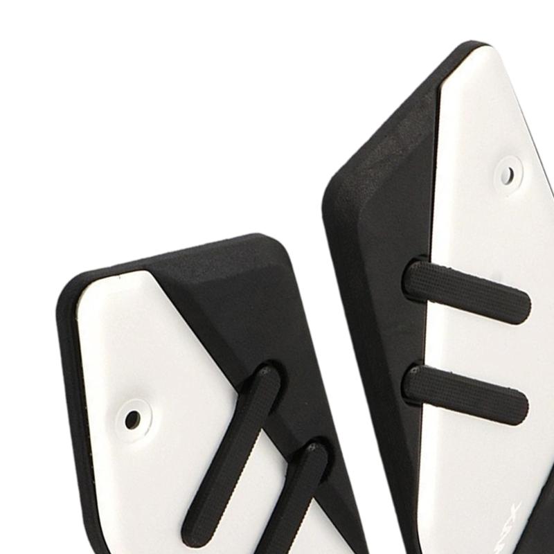 Quick Install Antislip Footrest Covers Aluminum Rubber Motorcycle Accessories Full Protection for Long Rides
