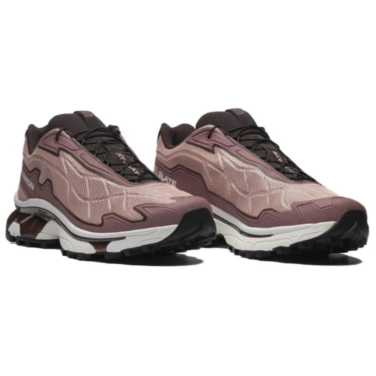 Salomon Xt-Slate Advanced Slip-Resistant Durable Low-Top Casual Shoes Unisex sneaker Brown Purple L47575900