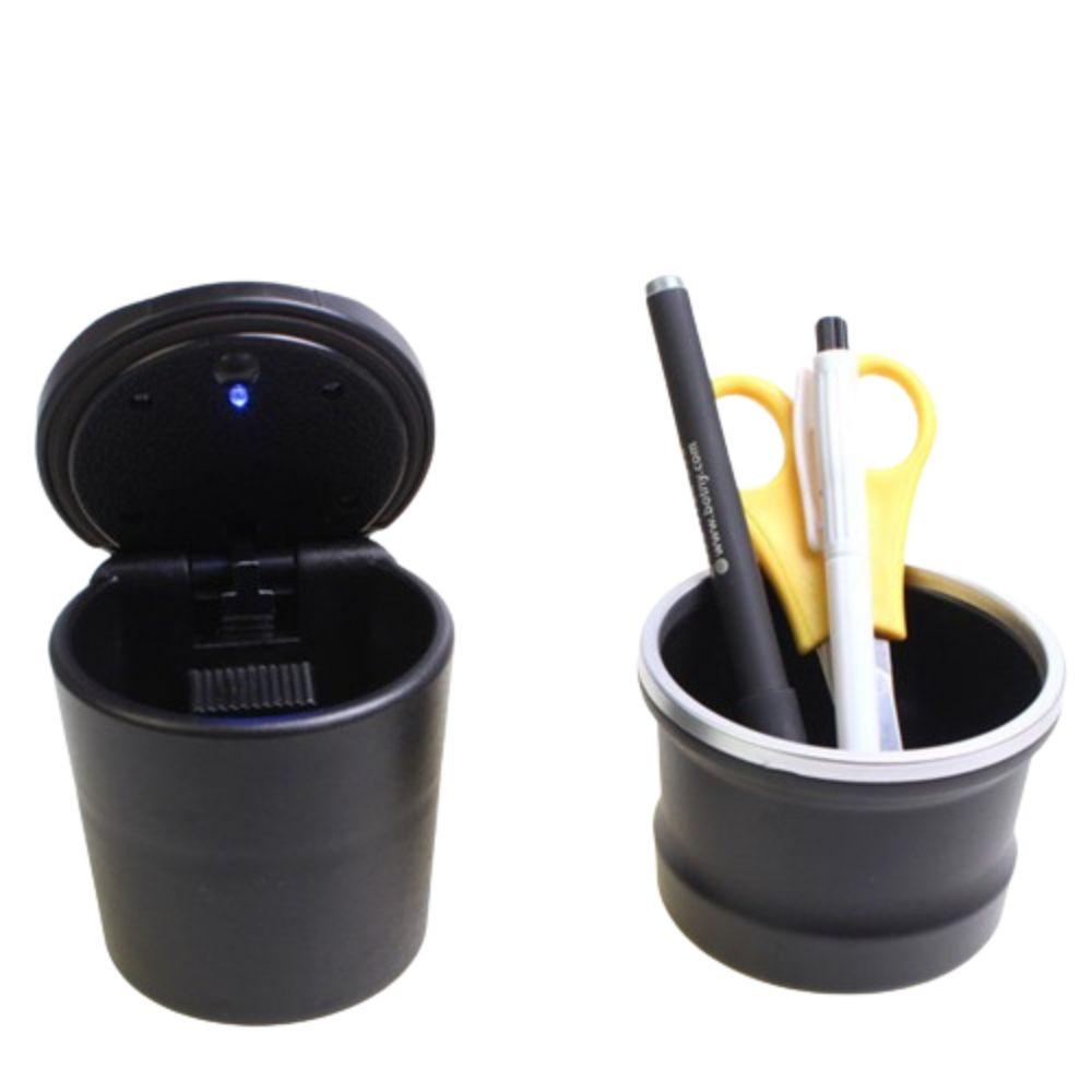 Portable Car Cup Holder Multi-functional Garbage Coin Storage Cup Container Car Ashtray