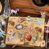 JIANWU Alice Story Series Vintage Fairy Tale Character Flower Landscaping PET Sticker Creative DIY Journal Collage Stationery