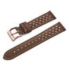 Vintage Genuine Leather Strap for Omega For Samsung Galaxy Watch 6 5 4 Soft Cowhide Breathable Wristband 18mm 20mm 22mm Bracelet