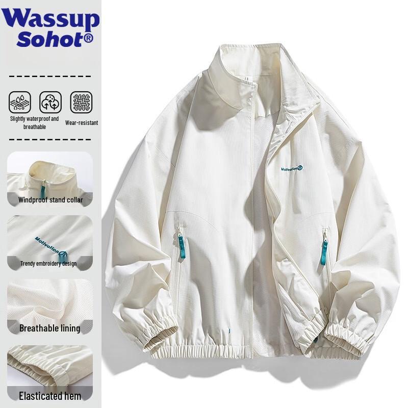 Wassup Sohot Men's Outdoor Baseball Style Jacket