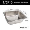 Commercial Stainless Steel Perforated Food Pan