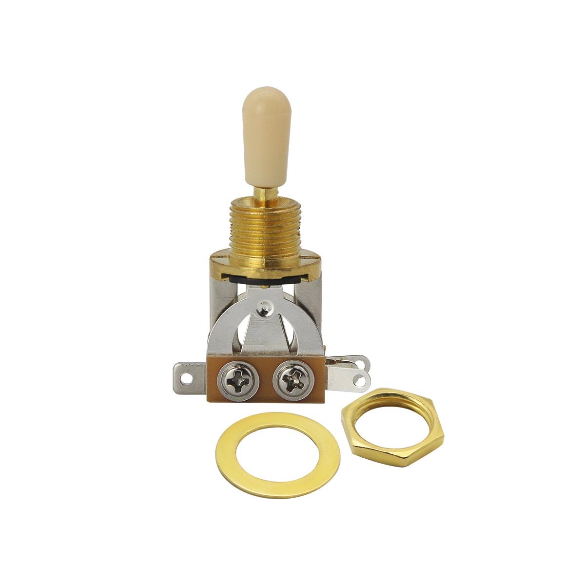 FLEOR 3-Way Toggle Switch Guitar Pickup Selector Switch with Tip for Guitar Parts, 3 Colors Choose
