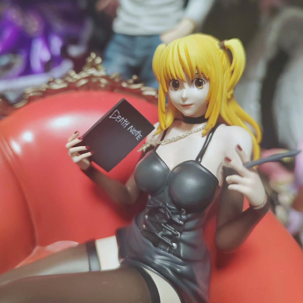 Anime Amane Misa Figur Yagami Light MisaMisa Actionfigur Sammlermodellpuppe Misa Amane Figurine Amine Spielzeug Geburtstagsgeschenke