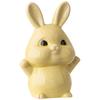 Ceramic Rabbit Decoration Cartoon Bunny Statue for Living Room Tabletop Cute Bunny Craft Home Decor Ornament Rabbit Figurines