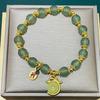 Imitation Hetian Jade Bracelet - Women's Retro Design, Elegant & Durable, Perfect Gift for Girlfriends.