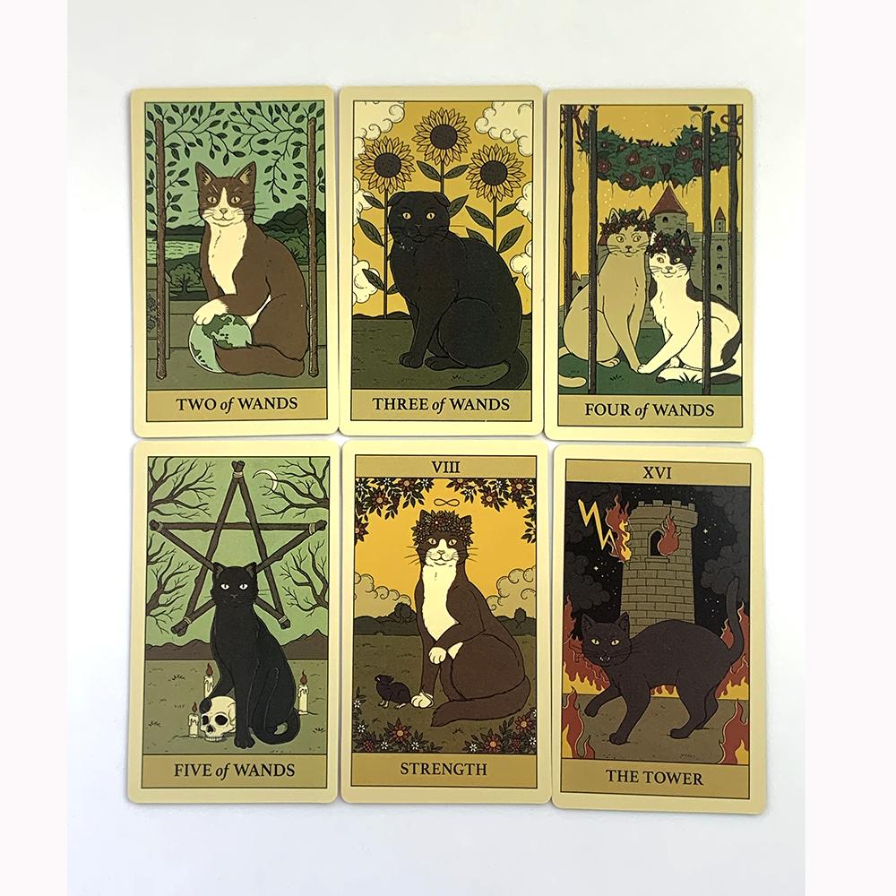 Cats Rule The Earth Tarot Cards A 78 Card Deck Unique Cards For Cat Lovers and Tarot Enthusiasts Cute Cards Game