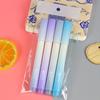 4pcs/bag, Gradual Color Changing Fluorescent Pen 12 Color Eye Protection Glitter Pen Key Marking Pen Creative Color Hand Ledger