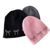 Knitted wool hat Korean blogger three-dimensional butterfly autumn and winter ins new wool cold hat warm and versatile