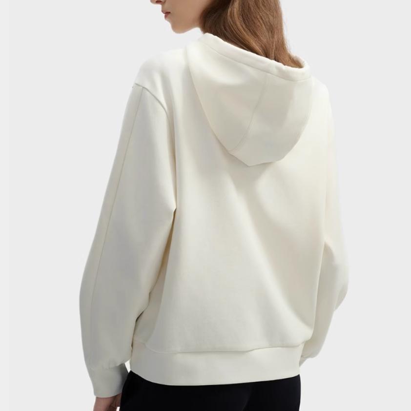 New FILA Sweatshirt Women's Mist Lotus White F11W443201FIV