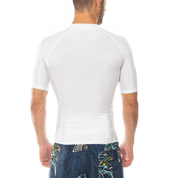 Billabong UNITY SS RASHGUARD Men's White, Size S