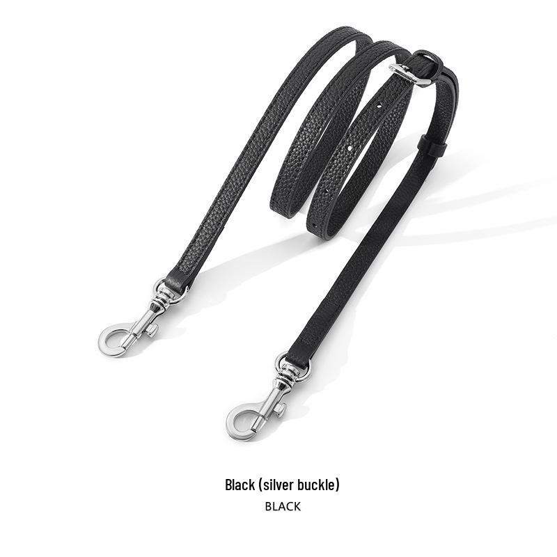 Mahuangshi Echtes Leder Litschi-Muster Taschenriemen A-74 - Dünner, langer Schulterriemen aus Rindsleder für Umhängetaschen, Einzelkauf.