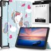 Case for Samsung Galaxy Tab A9 2023 8.7" X110/X115 Tablet Case Alogy Book Cover Unicorn Blue