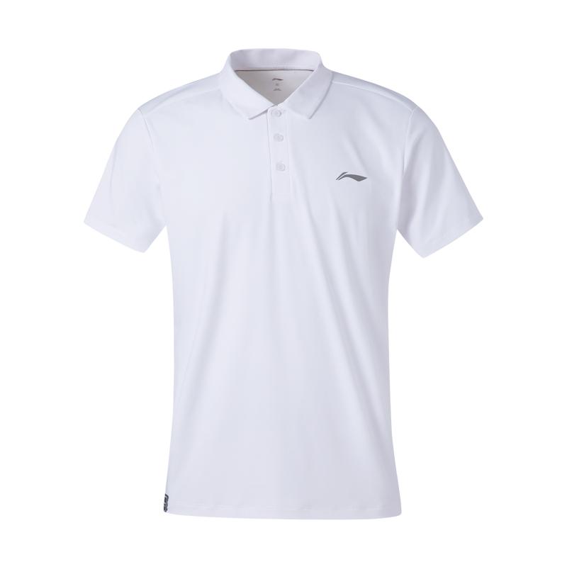 Li Ning Fashion Versatile Short Sleeve Polo Shirt Men tops White APLW885-1 S