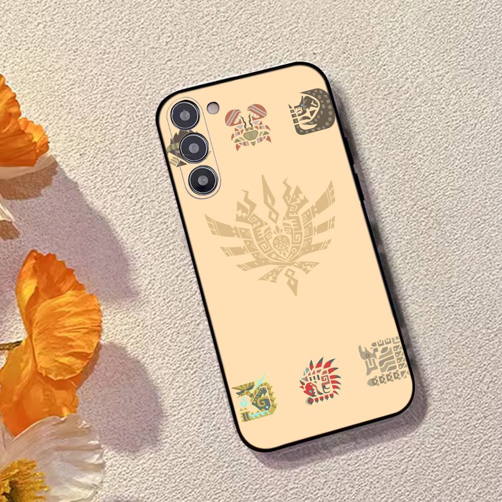 Monster H-Hunter Game Phone Case For Samsung Galaxy A73,A72,A71,A70,A53,A52,A51,Soft Silicone Black Cover