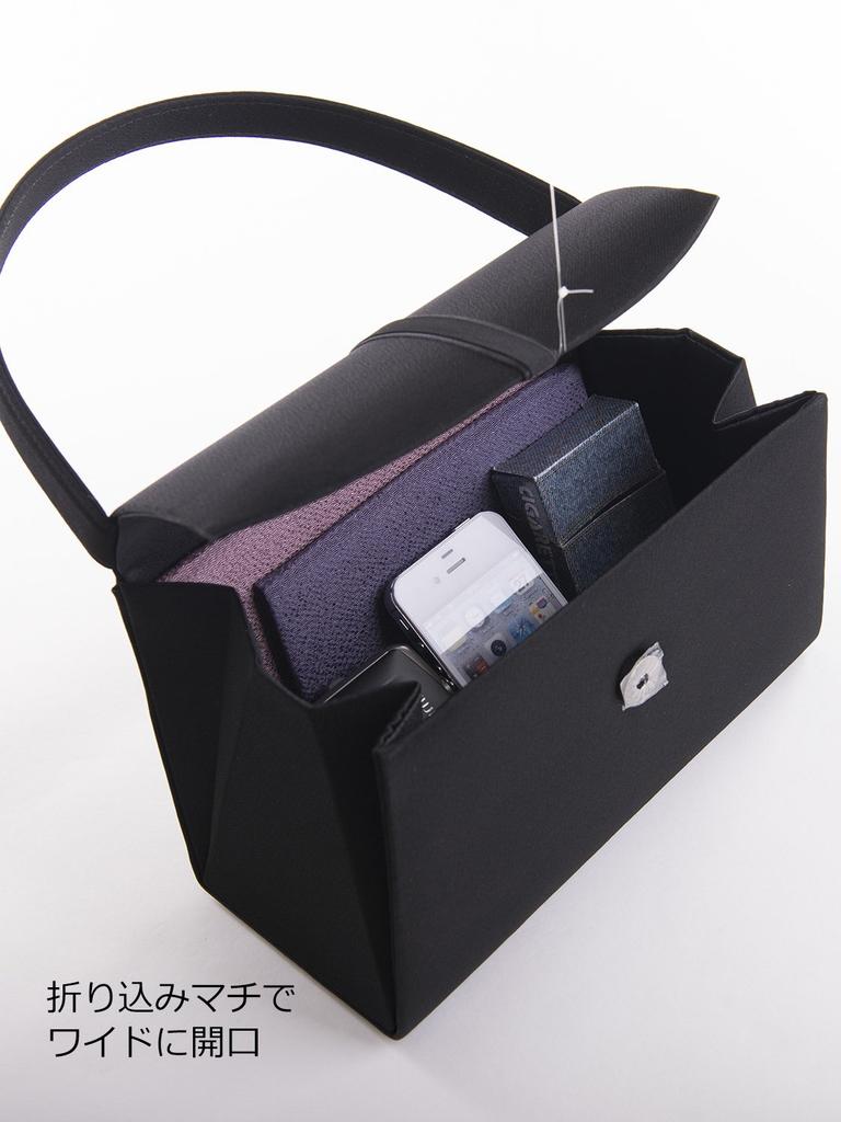 Aurora Formal Bag, Center, Water-Repellent, Black, Suitable for Weddings, Funerals, and Other Formal Occasions