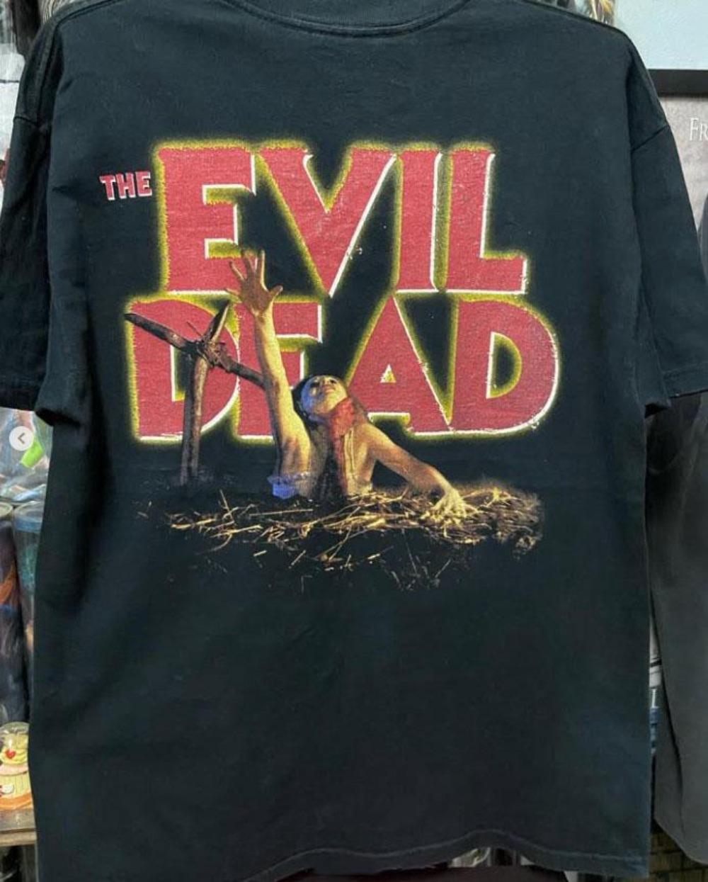 

Evil Dead Horror Movie TShirt Unisex Tee Shirt Scary Movie Tshirt Birthday Gift Vintage Retro Movie Shirt Halloween Gift 4XL