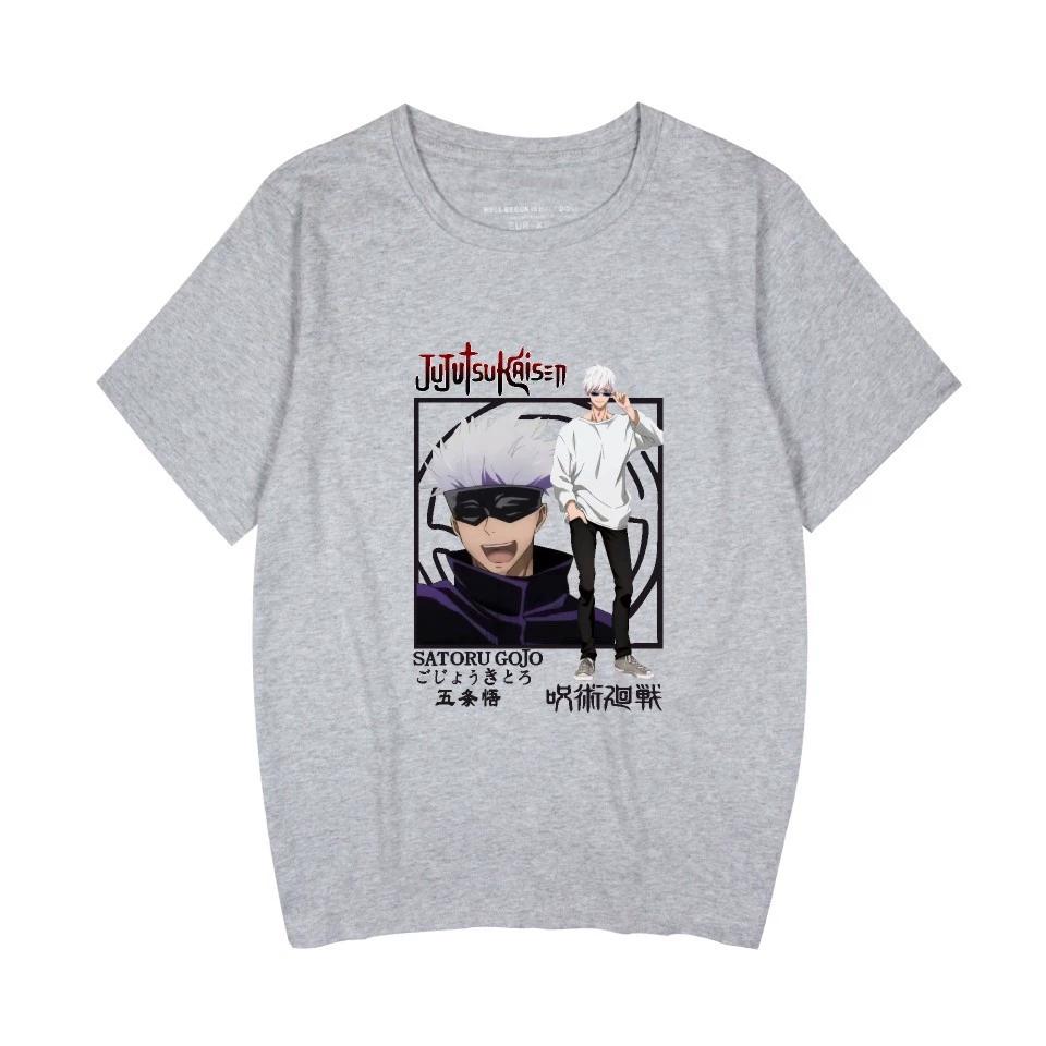 Jujutsu Kaisen Printed Men's T-shirt Unisex Casual Fashion Street Harajuku Style Short-sleeved Tops T-shirt