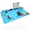 Magnetic Silicone Soldering Mat Heat Resistant 932F Anti Static ESD Pad For Phone Circuit Board Iron Maintenance Repair