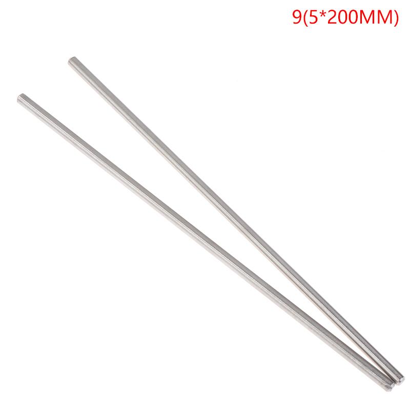 Diameter 2Mm/3Mm/4Mm/5Mm/6Mm Rc Rostfritt Stål Axlar Stång Stång Linjär Skena Rund Axel