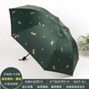 Cute Folding Umbrella for Girls with Black Coating for Sun Protection and Uv Protection, Manual and Fully Automatic, Dual-Use for Sun and Rain