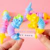 10/30 Stück DIY Farbe Dehnbarer Schlauch Dinosaurier Spielzeug Fidget Spielzeug Puzzle Stressabbau Spielzeug Autismus Sensorisch Quetsch-Geschenk für Jungen und Mädchen