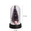 European and American Christmas tree home decoration lights, Christmas luminous glass cover Christmas gift led night light
