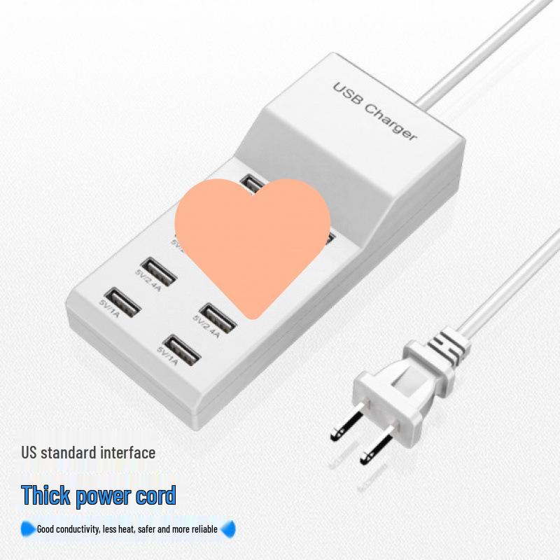12-Port High-Power USB Charger: Multifunctional Smart Fast Charging Station