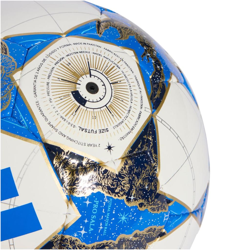 Adidas UEFA Champions League Sala FIFA Quality Pro Ball, Unisex White Football