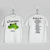 T-Shirt Bianca Unisex Promo Tour Frogstomp 1995 Silverchair 2 Lati
