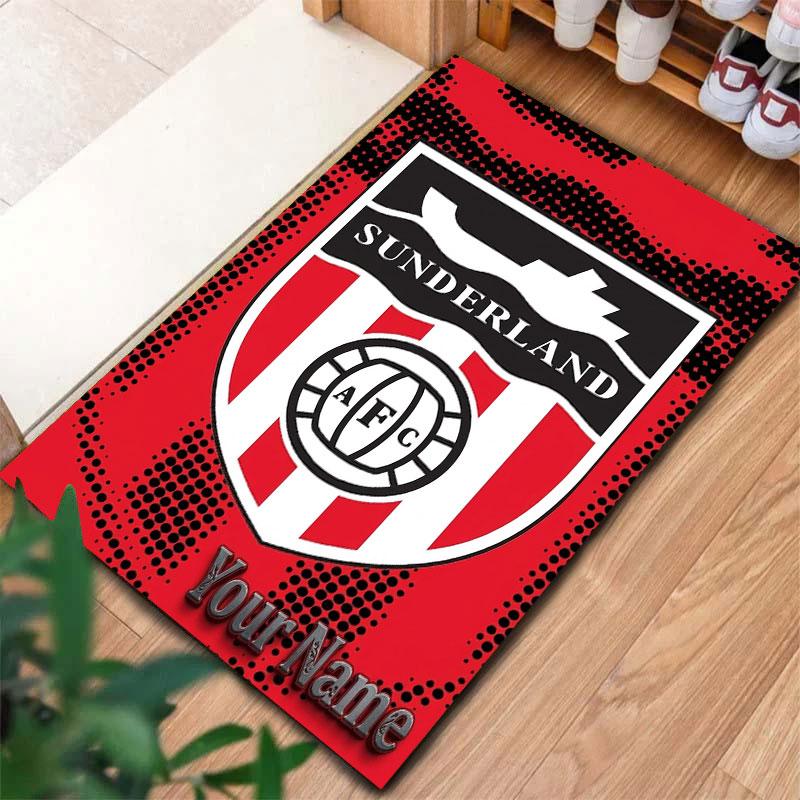 Sunderland A.F Custom Name Carpet Rug for Living Room Bedroom Home Sofa Decoration,Kids play Non-slip Floor Mat
