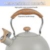 2.5L Stainless Steel Kettle Whistling Teapots Stove Top Rustproof Water Pots Induction Cooker Gas Safe Boil Water Tea and Milk