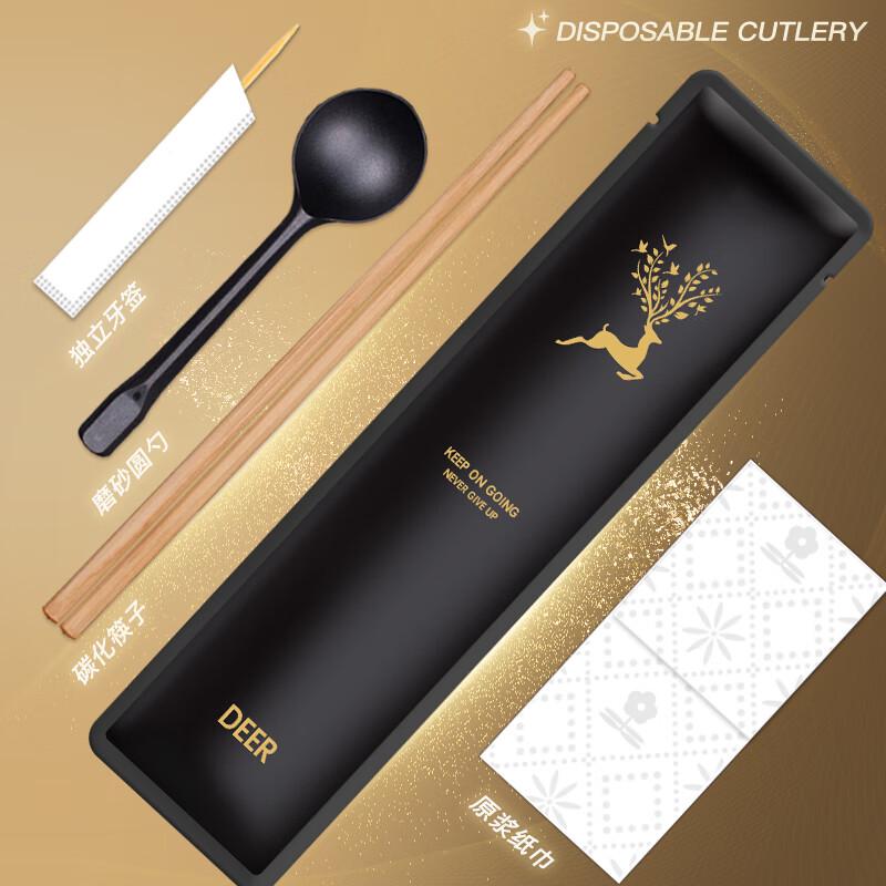 Shixun Commercial Takeaway Bamboo Chopsticks & Spoon Set