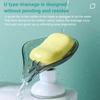 1Pc Kitchen Bathroom Punch-free Soap Holder Rack Multifunction Suction Cup Drain Soap Box(Not Including Soap)