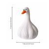 Duck Figurine Carved Resin Ornament Feather Textures