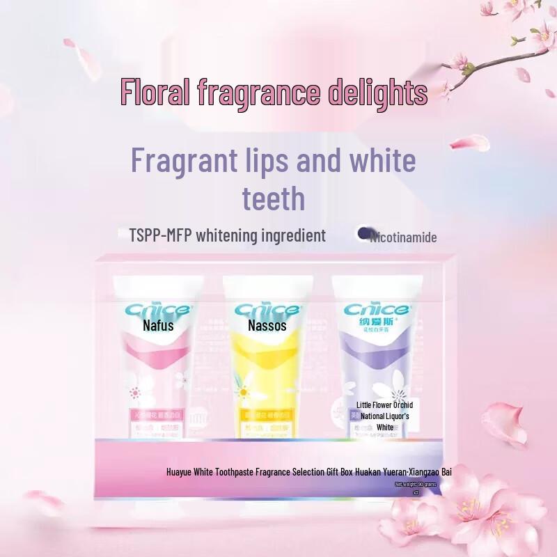NICE Flower Delight Aufhellende Zahnpasta Geschenkset
