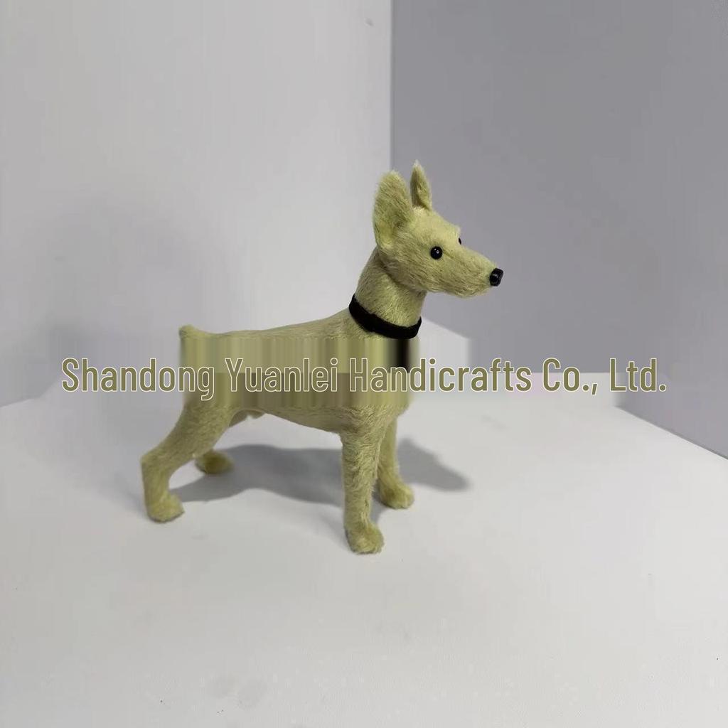Dachshund Fur Toy: Small Animal Model Ornament