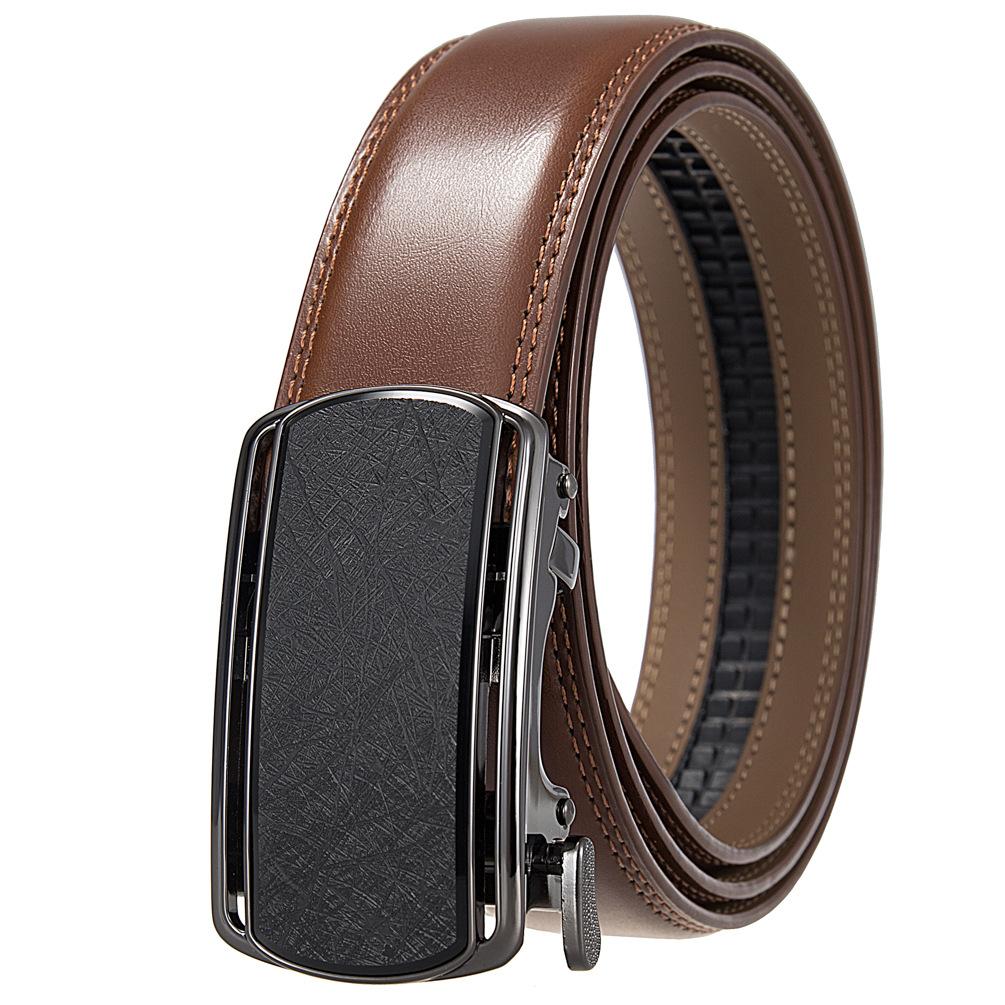 1 buc. Curea de modă pentru bărbați, Curea cu cataramă automată cu cataramă interioară Ly36-8040