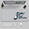 Pokemon Lucario Mouse Pad Non-slip Rubber Gaming Desk Mat Laptop Game XXL Keyboard Mice Mat Cabinet 900x400mm Mousepad HD Carpet