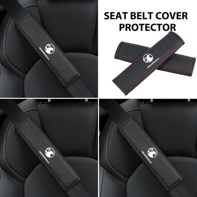 For Vauxhall Car Logo Leather Seat Belt Protective Neck and Shoulders Cover Accessories VXR8 Astra Zafira Vectra Tigra Corsa D G